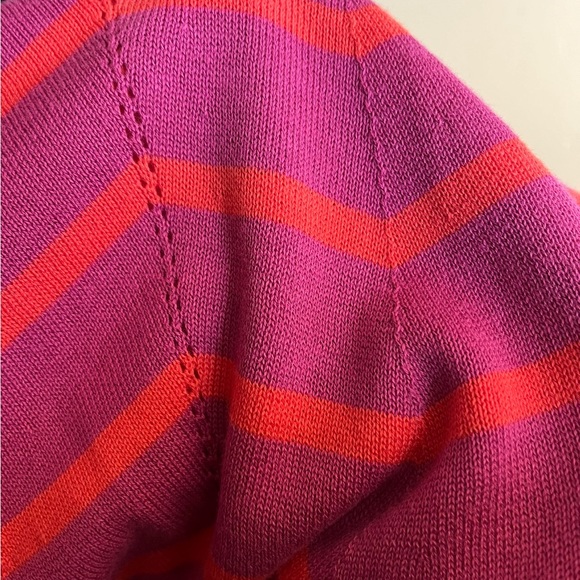 Trina Turk Chevron Pattern Knit Sleeveless Lined Dress, Lined, Large, NWT - Picture 6 of 9